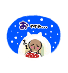 ももたん。冬の気配（個別スタンプ：32）