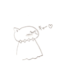 洒落てるカピバラ（個別スタンプ：8）