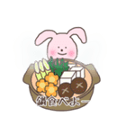 うさ郎とうさ美。【冬】（個別スタンプ：10）