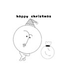 リアル丸顔 冬ver.（個別スタンプ：12）