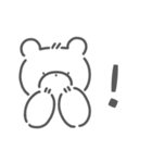 Hello Bear.（個別スタンプ：16）