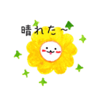 ほんわかタッチのふわふわうさぎ（個別スタンプ：3）