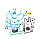 ほんわかタッチのふわふわうさぎ（個別スタンプ：29）