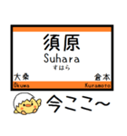 中央本線(名古屋-上松) 気軽に今この駅！（個別スタンプ：28）