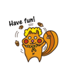 ふわふわリスさん（個別スタンプ：5）