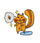 ふわふわリスさん（個別スタンプ：6）