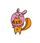 ふわふわリスさん（個別スタンプ：9）