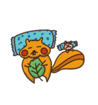 ふわふわリスさん（個別スタンプ：12）