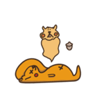 ふわふわリスさん（個別スタンプ：15）