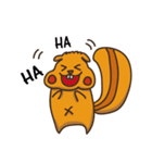 ふわふわリスさん（個別スタンプ：16）