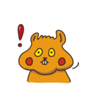ふわふわリスさん（個別スタンプ：17）
