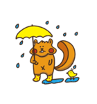 ふわふわリスさん（個別スタンプ：26）