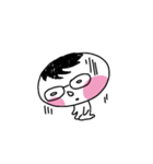 めがねの人 連絡網などに（個別スタンプ：27）
