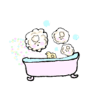 癒すためだけに存在する 白い子（個別スタンプ：1）