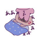 変なうさぎとたぬきととり。（個別スタンプ：11）
