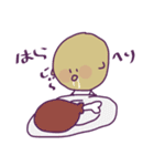 変なうさぎとたぬきととり。（個別スタンプ：19）