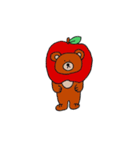 果物と動物（個別スタンプ：7）