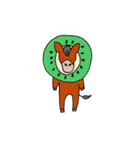 果物と動物（個別スタンプ：24）