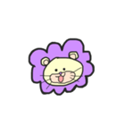 むらさきのらいおん（個別スタンプ：5）