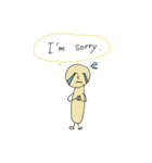 かんたんな英語を使った人たち（個別スタンプ：3）