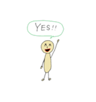 かんたんな英語を使った人たち（個別スタンプ：10）