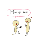 かんたんな英語を使った人たち（個別スタンプ：15）