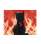 黒猫のジジさん（個別スタンプ：14）