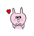 うさぎたち(ピンク)（個別スタンプ：13）
