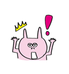 うさぎたち(ピンク)（個別スタンプ：19）