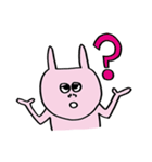 うさぎたち(ピンク)（個別スタンプ：20）
