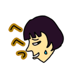 左しか向かない人達（個別スタンプ：15）