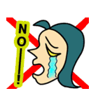 左しか向かない人達（個別スタンプ：29）