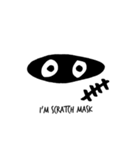 Scratch mask  stamp【No.1】（個別スタンプ：17）