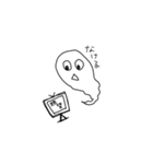 無気力おばけ（個別スタンプ：34）