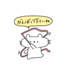 ぷかぷかぷーちゃんと しろにゃこ【生活1】（個別スタンプ：4）