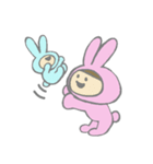 うさぎの家族スタンプ（個別スタンプ：31）