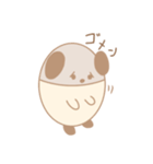 鈴カステラ犬のてららん（個別スタンプ：3）
