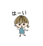 カラフルな女の子＊日常会話①（個別スタンプ：4）