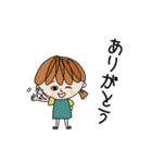 カラフルな女の子＊日常会話①（個別スタンプ：8）