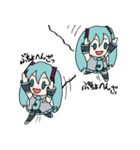 毎日使える初音ミク（個別スタンプ：32）