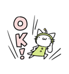 宇宙人ネコ（個別スタンプ：1）