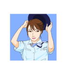 eバス屋のガイドさんと少し運転手さんも。（個別スタンプ：1）