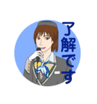 eバス屋のガイドさんと少し運転手さんも。（個別スタンプ：5）