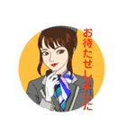 eバス屋のガイドさんと少し運転手さんも。（個別スタンプ：7）