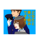 eバス屋のガイドさんと少し運転手さんも。（個別スタンプ：8）