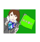 eバス屋のガイドさんと少し運転手さんも。（個別スタンプ：10）