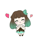 チョコミントのようせい（個別スタンプ：1）