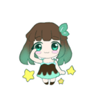チョコミントのようせい（個別スタンプ：4）