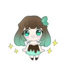 チョコミントのようせい（個別スタンプ：5）