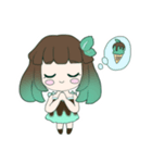 チョコミントのようせい（個別スタンプ：6）
